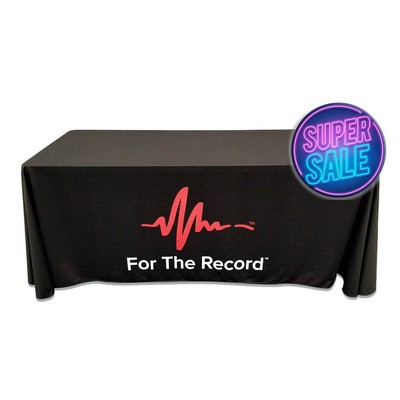 6' Custom Printed Table Throw - 1 or 2 Color Print