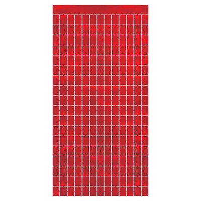 Metallic Square Curtain