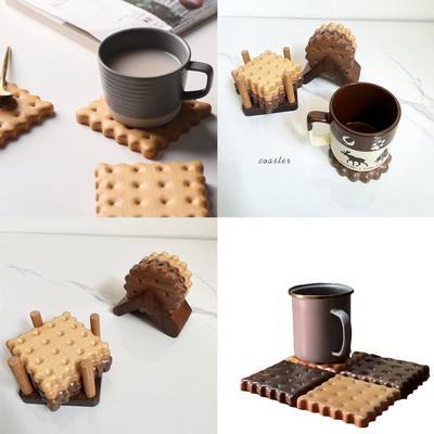 Wooden Cookie Coaster