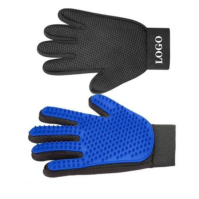 Silicone Pet Grooming Brush Gloves