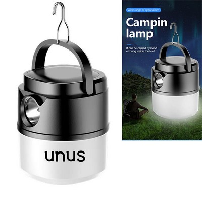 2" 1 Camping Flashlight USB Rechargeable Power Bank
