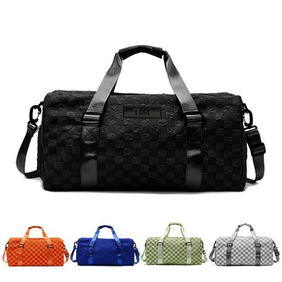 Oxford shoulder duffel bag
