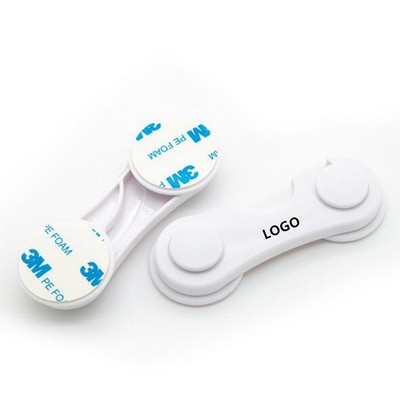 3 9/10"x1 1/3 x 3/5'' Multi-Purpose Baby/Child Safety Cabinet Lock