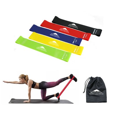 Stretching Resistance Band W/Pouch