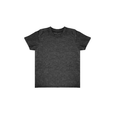 Toddler Triblend Short Sleeve Coverstitch Neck Tee