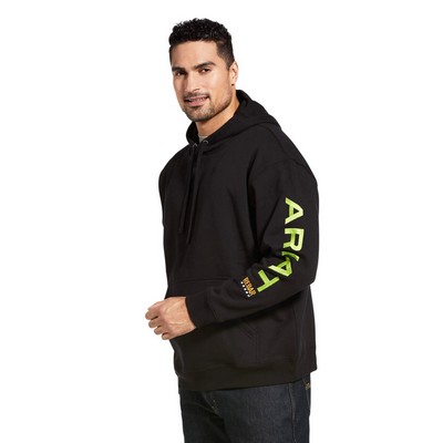 Ariat 10032993 Rebar Workman Graphic Hoodie