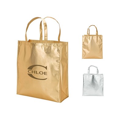 Laminated Metallic Tote Bag