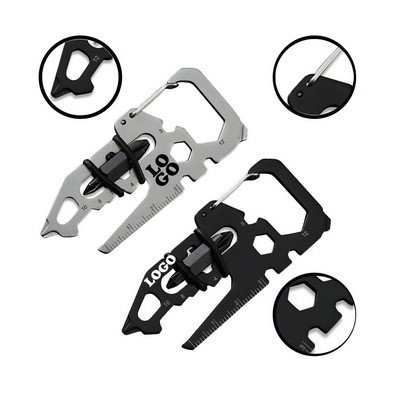 Mini Stainless Steel 15" 1 EDC Multifunction Keychain