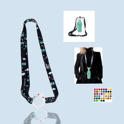 Custom Water Bottle Holder Lanyard