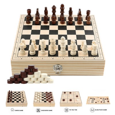 4" 1 Wooden Board Game Board