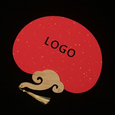 Rice Paper Wooden Hand Fan Full Color