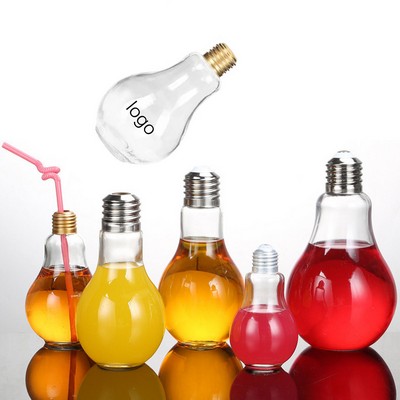 14 OZ Light Bulb Shaped Glass Bottle
