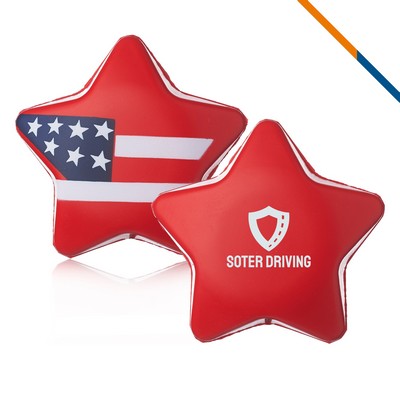Neon Patriotic Star Stress Ball