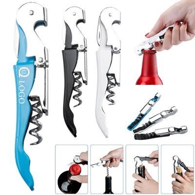 Multi-color Stainless Steel Waiter's Corkscrew Wine Opener