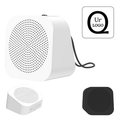 ABS Plastic Mini Wireless Speaker w/ Handle Strap