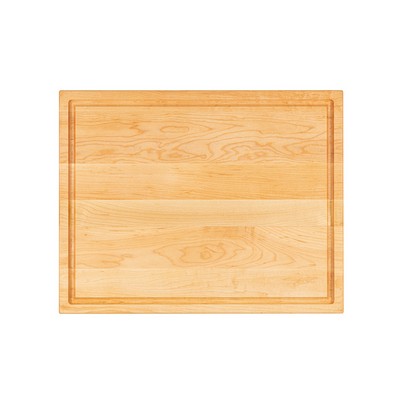 Maple cutting board with juice groove 19x15x3/4