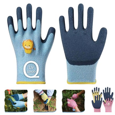 Children Latex Gardening Gloves