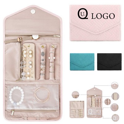 9x5.9" PU Jewelry Pouch Organizer