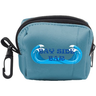 Pet Poop Waste Bag Dispenser with Metal Carabiner