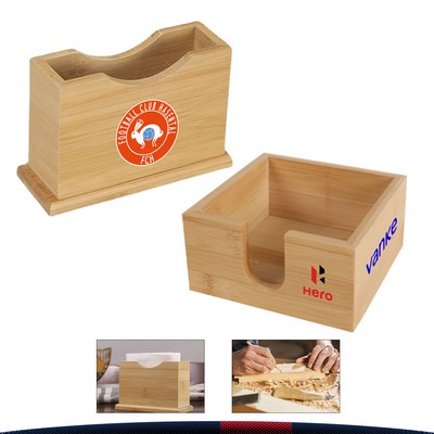 Bamboo Vertical Tissue Box