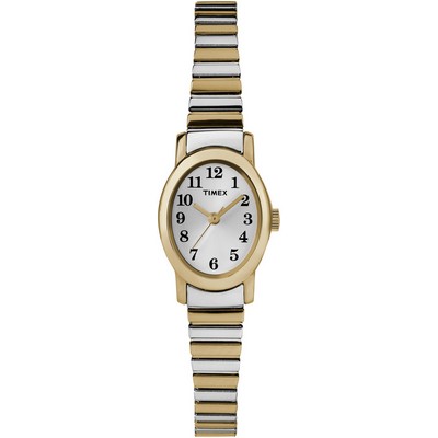 Timex® Women's Two Tone Mother of Pearl Expansion Watch