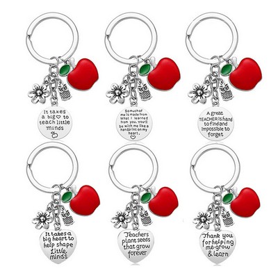 Stainless Steel Christmas Keychain