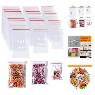 2.3 x 3.5" Poly Zipper Bag