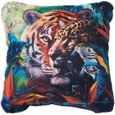 Dye Sublimated Zion Square Weave Texture Throw Pillows