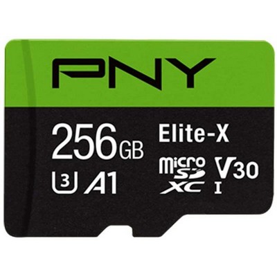 GoPro Pny 256Gb Elite-X Class 10 U3 V30 Microsdxc Flash Memory Card