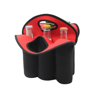 6 Pack Bottle Can Carrier Tote