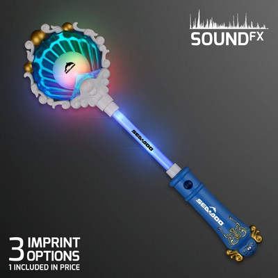 Blinky Pearl Seashell Toy Wand with Music - PRINTED