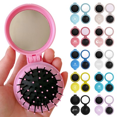 Massage Comb And Mirror Sets