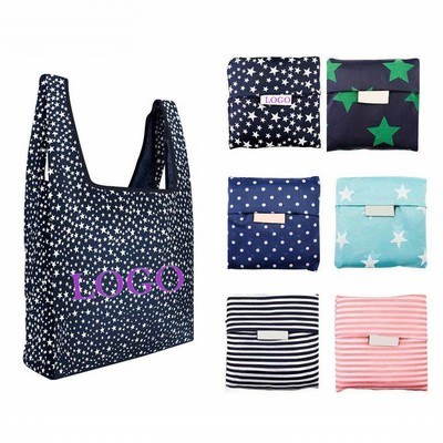 Reusable Grocery Bag, Stripes, Stars
