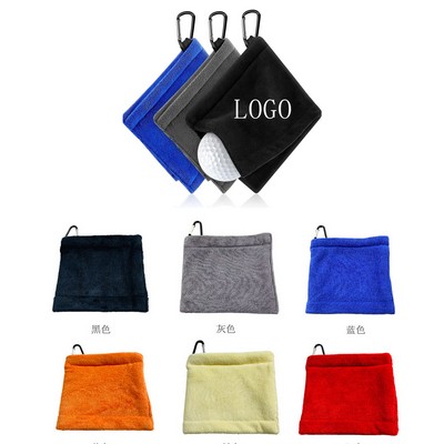 Fold Microfiber Fabric Golf Towels