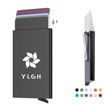 Metal Credit Card Holder With Money Clip