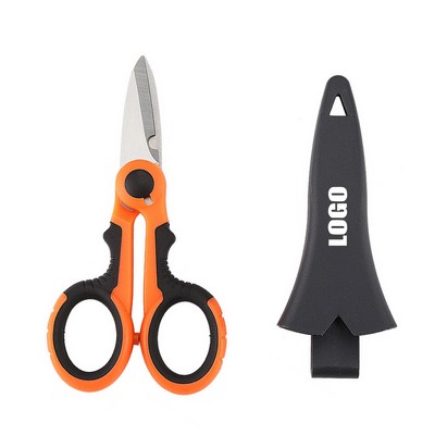 Ergonomic Strong Duty Scissors with Stainless Steel Blades Heavy Duty Design
