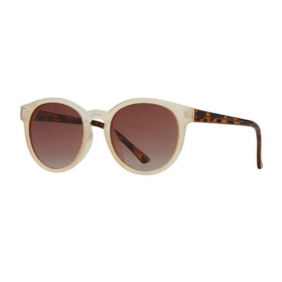 Lake Milky Beige & Honey Tortoise Polarized Sunglasses