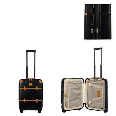 Bric's Bellagio 21 Inch Business Carry On Spinner Luggage - Black