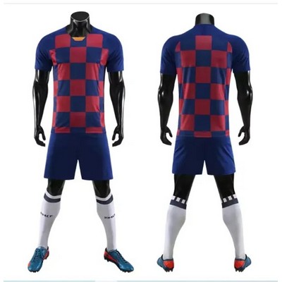 Checkered Style Sports Uniform