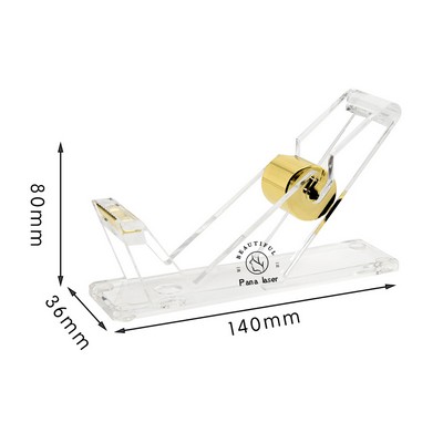 Stationery With Airplane Shaped Desktop Tape Dispenser