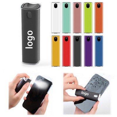 2in1 Custom Spray & Wipe Microfiber Cloth Laptop Tablet Screen Touchscreen Mist Cleaner