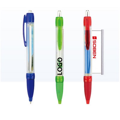 Plastic Transparent Drawing Ballpoint Pen