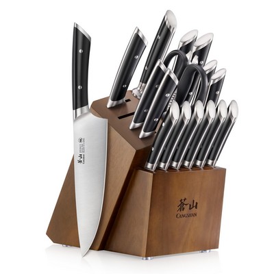 Cangshan 17-Piece Helena Series Knife Block Set