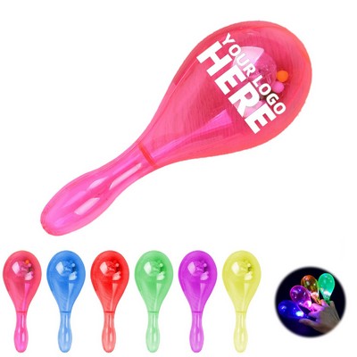 Mini Translucent Flashing Maracas