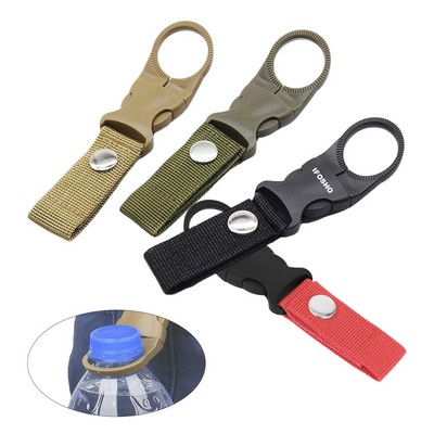 Water Bottle Holder Clip Nylon Belt Buckle for Outdoor