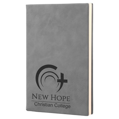 Leatherette Journal with Lined Notepad