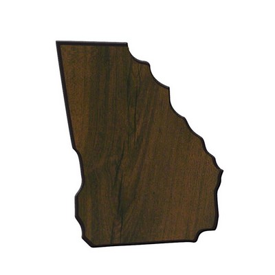Walnut Finish State Plaque