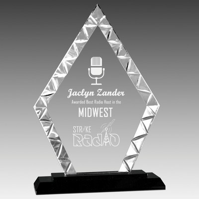 Diamond Accent Glass on Base