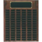 Genuine Walnut Perpetual Plaque