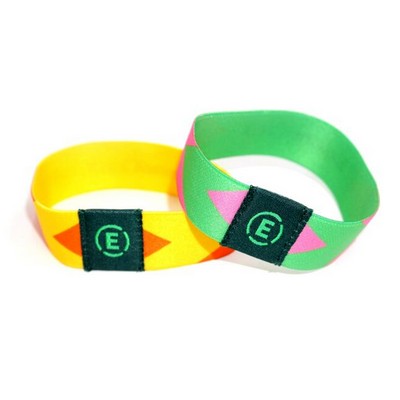 Full Color 5/8" Fabric Wristband